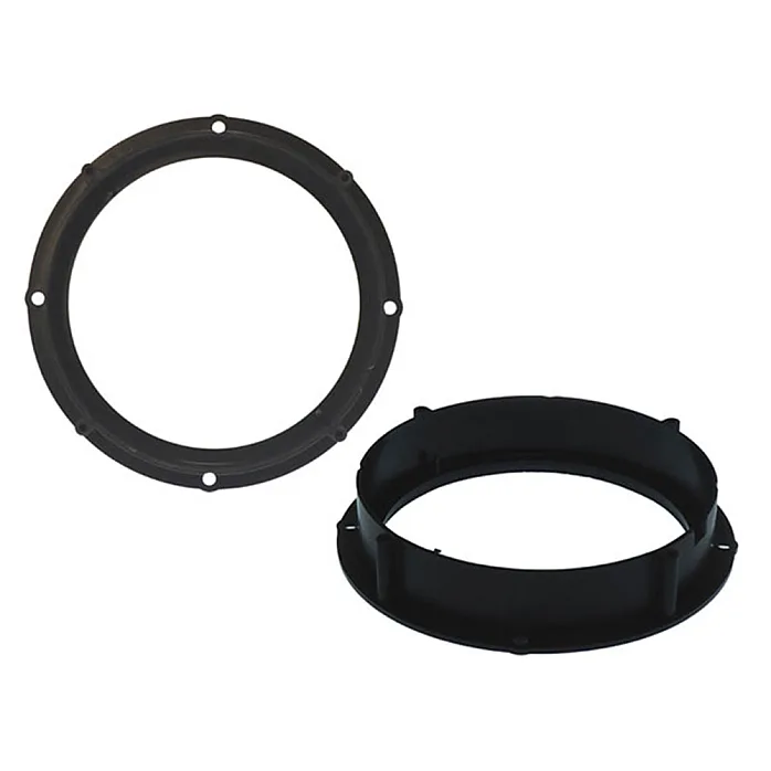 InCarTec 40-1043-165 VW 165mm Front or Rear Door Speaker Adapter Rings/Panels