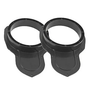 InCarTec 40-1173-165 Volkswagen 165mm Front Door Speaker Adaptor Rings/Panels