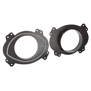 InCarTec 40-1193-165 Isuzu 165mm Front Door Speaker Adaptor Rings / Panels