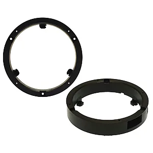 InCarTec 40-1283-165 Mitsubishi 165mm Front or Rear Door Speaker Adaptor Rings/Panels
