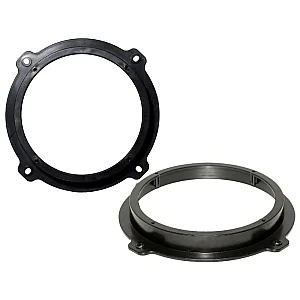 InCarTec 40-1393-165 Hyundai 165mm Front Door Speaker Adaptor Spacer Rings