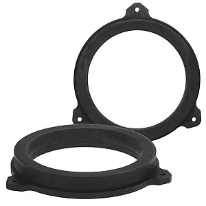 InCarTec 40-1523W-165 Isuzu 165mm Front or Rear Door Speaker Adaptor Rings/Panels