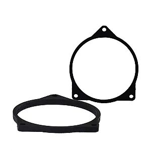 InCarTec 40-1533-100 BMW 5 Series 100mm Door Speaker Adaptor Rings Panels