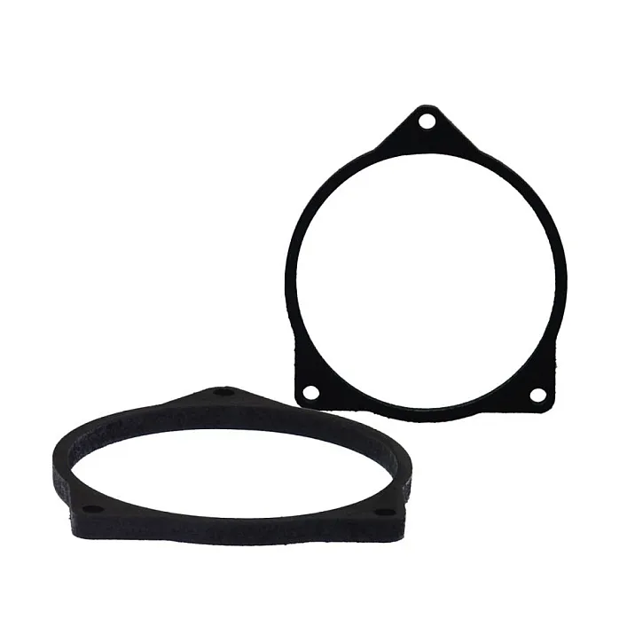 InCarTec 40-1533-100 BMW 5 Series 100mm Door Speaker Adapter Rings Panels