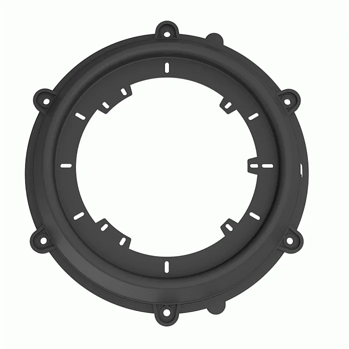 InCarTec 40-1783-165 Porsche 165mm Front Door Speaker Adapter Rings/Panels