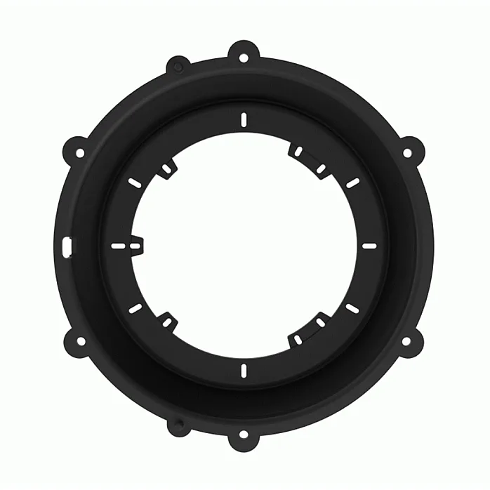 InCarTec 40-1783-165 Porsche 165mm Front Door Speaker Adapter Rings/Panels