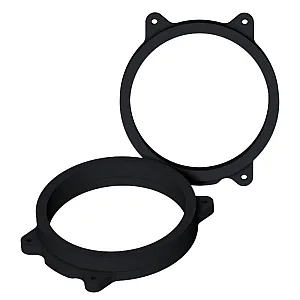 InCarTec 40-1793W-165 Volvo 165mm Front or Rear Door Speaker Adaptor Rings/Panels