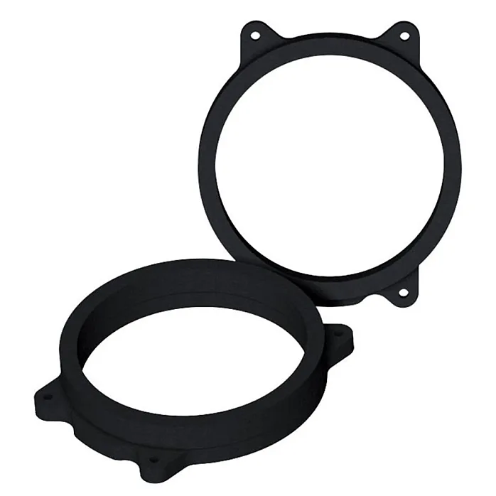 InCarTec 40-1793W-165 Volvo 165mm Front or Rear Door Speaker Adapter Rings/Panels