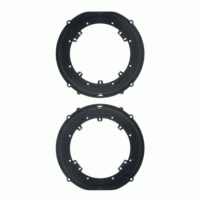 InCarTec 40-1823-165 Tesla OEM Premium Sound 165mm Front or Rear Door Speaker Adapter Rings/Panels