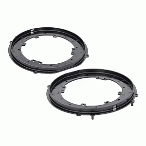 InCarTec 40-1823-165 Tesla OEM Premium Sound 165mm Front or Rear Door Speaker Adaptor Rings/Panels