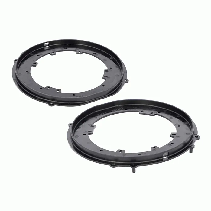InCarTec 40-1823-165 Tesla OEM Premium Sound 165mm Front or Rear Door Speaker Adapter Rings/Panels