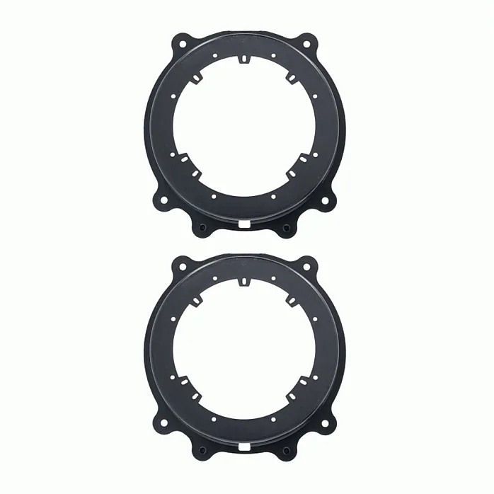 InCarTec 40-1833-165 Tesla 165mm Front or Rear Door Speaker Adapter Rings/Panels
