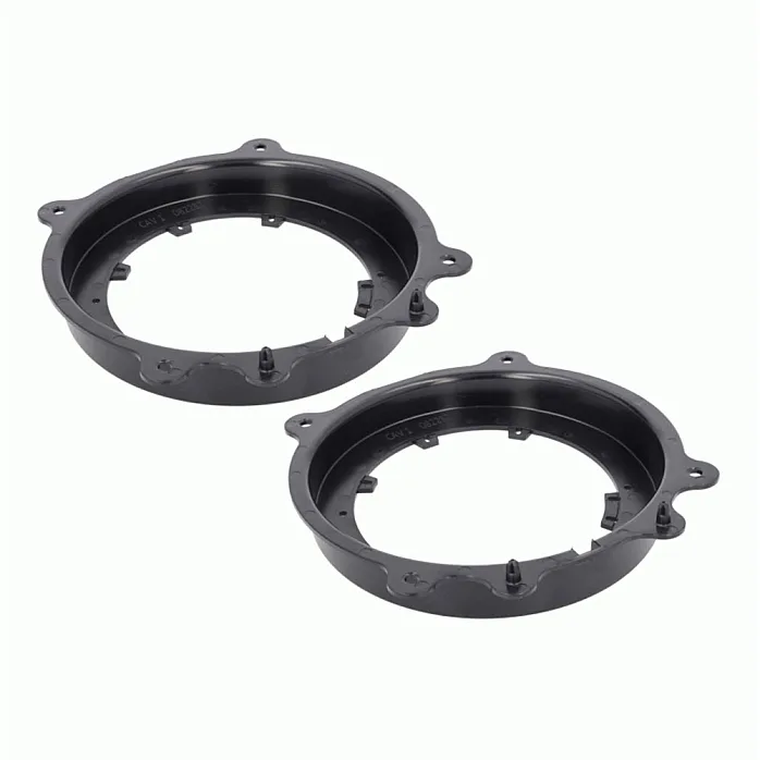 InCarTec 40-1833-165 Tesla 165mm Front or Rear Door Speaker Adapter Rings/Panels