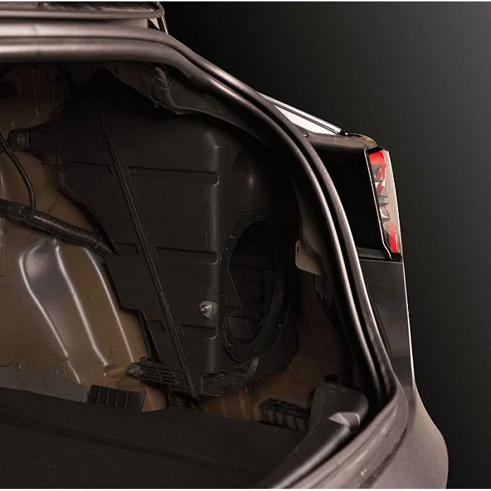 InCarTec 40-1845-200 Tesla Model 3 and Model Y with Premium Sound 200mm Subwoofer Adapter Rings / Panel
