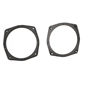 InCarTec 40-1863-165 Mitsubishi 165mm Front or Rear Door Speaker Adaptor Rings/Panels