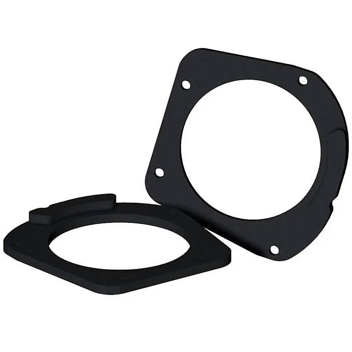 InCarTec 40-1933W-130 BMW 3 Series Rear Quarter 130mm Speaker Adapter Panels