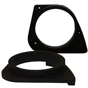 InCarTec 40-1943W-165 BMW 3 Series 165mm (6.5") Speaker Panel Adaptor Rings (MDF)