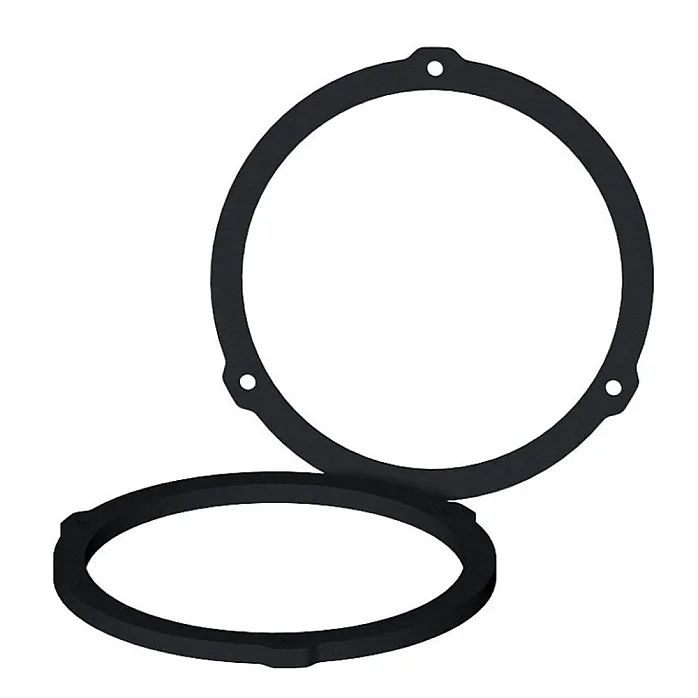 InCarTec 40-1953W-165 Citroen 165mm Front or Rear Door Speaker Adapter Rings/Panels