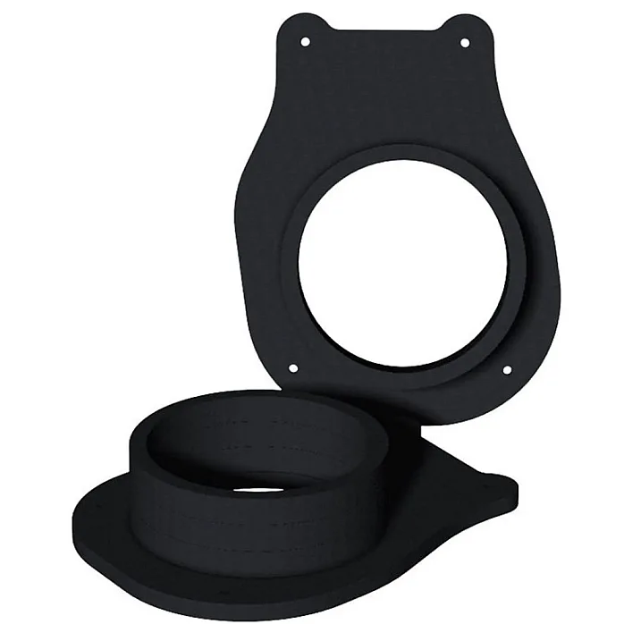 InCarTec 40-1963W-165 Citroen 165mm Complete Front or Rear Door Speaker Adapter Rings/Panels