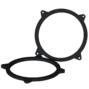 InCarTec 40-2003W-165 Mercedes Actros 165mm Front or Rear Door Speaker Adaptor Rings/Panels