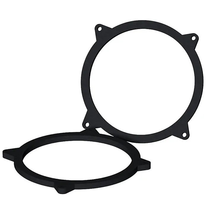 InCarTec 40-2003W-165 Mercedes Actros 165mm Front or Rear Door Speaker Adapter Rings/Panels