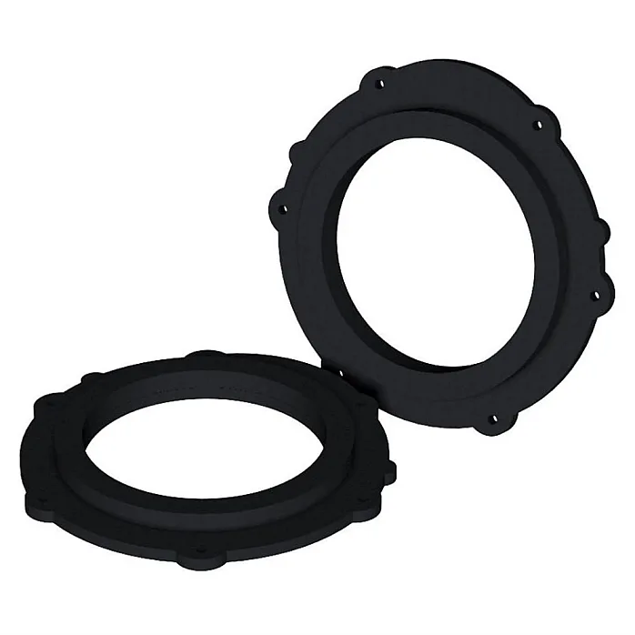 InCarTec 40-2024W-165 Porsche 165mm Rear Door Speaker Adapter Rings/Panels