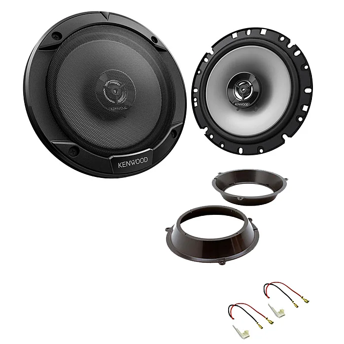 Fiat Panda 2003 - 2012 Kewnood Front Door 2-Way Coaxial Speakers Upgrade Kit