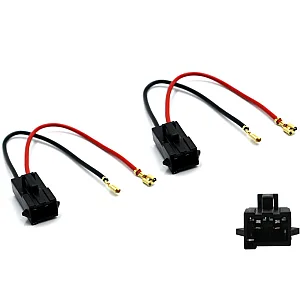 InCarTec 41-032 Tesla Front or Rear Door Speaker Adaptor Leads Cables (Pair)