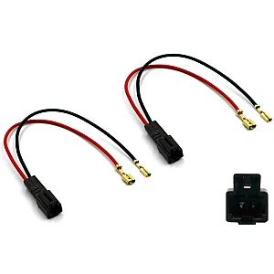 InCarTec 41-037 Audi Tweeters Adaptor Leads Cables (Pair)
