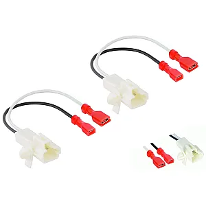 InCarTec 41-040 Toyota Speaker Adaptor Leads Cables (Pair)