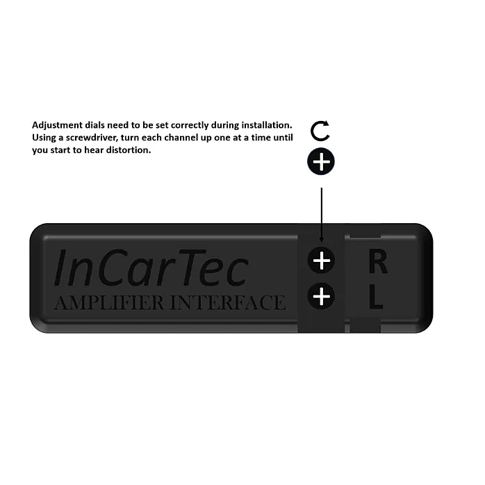 InCarTec 49-AUD-01 Audi  A4 ISO and Mini ISO (Rear Amplified Systems) CANbus Steering Wheel Control Interface