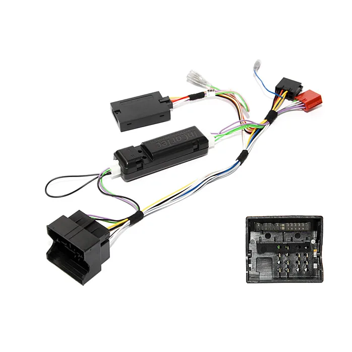 49-AUD-02 Seat Quadlock CAN Steering Wheel Control Interface And Audio Adapter Cable For Rear Amplified Cars