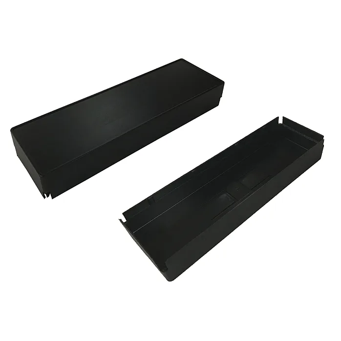 InCarTec 50-052 Universal ABS Single Din Car Audio Radio Cover (MATT BLACK)