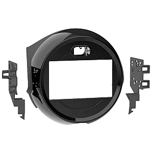 InCarTec 50-648 Mini Double Din Car Audio Fascia Adaptor Panel (GLOSS BLACK)