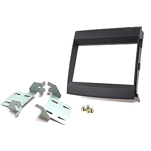 InCarTec 50-632 Porsche Cayenne Double Din Car Radio Fascia Adaptor Panel (MATT BLACK)