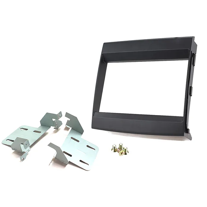 InCarTec 50-632 Porsche Cayenne Double Din Car Radio Fascia Adapter Panel (MATT BLACK)