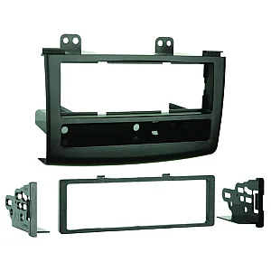 InCarTec 50-142 Nissan Rogue (2008-2011) Single Din Car Audio Fascia Adaptor Panel (MATT BLACK)