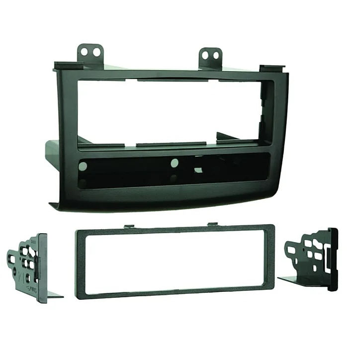 InCarTec 50-142 Nissan Rogue (2008-2011) Single Din Car Audio Fascia Adapter Panel (MATT BLACK)
