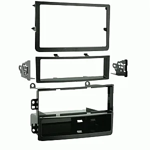 InCarTec 50-306 Nissan 350Z Single / Double Din Car Radio Fascia Adaptor Panel (MATT BLACK)