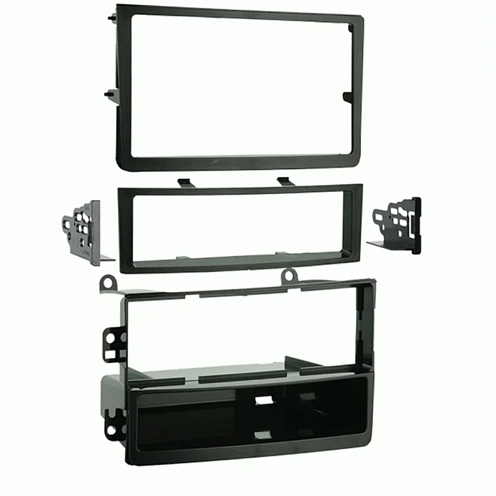 InCarTec 50-306 Nissan 350Z Single / Double Din Car Radio Fascia Adaptor Panel (MATT BLACK)