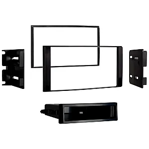 InCarTec 50-644 Chevrolet Single / Double Din Car Radio Fascia Adaptor Panel (MATT BLACK)