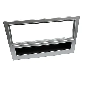 InCarTec 50-165/2 Holden Single Din (Fixed Pocket) Car Audio Fascia Adaptor (SHINY SILVER/ MATT CHROME)
