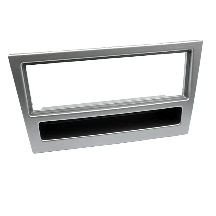 InCarTec 50-165/2 Holden Single Din (Fixed Pocket) Car Audio Fascia Adapter (SHINY SILVER/ MATT CHROME)