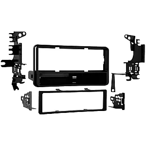 InCarTec 50-186 Toyota Celica, MR2, RAV4 Single Din Car Audio Fascia Adaptor Kit (MATT BLACK)