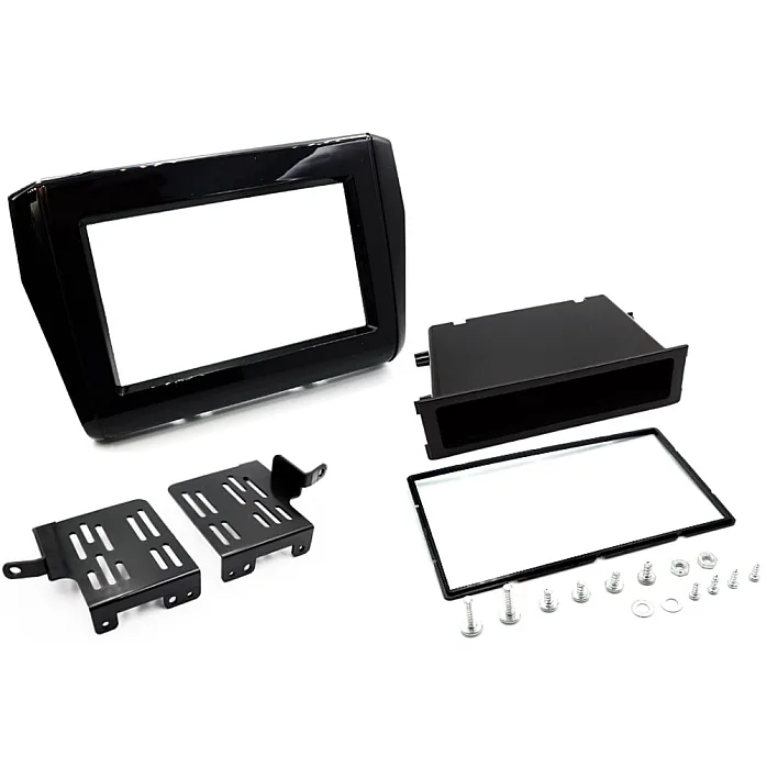 InCarTec 50-645 Suzuki Swift Single / Double Din Car Audio Fascia Adapter Panel (GLOSS BLACK)
