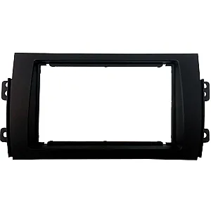 InCarTec 50-696 Fiat Sedici Double Din Car Audio Fascia Adaptor Panel (MATT BLACK)