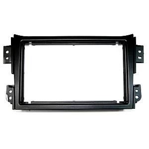 InCarTec 50-741 Suzuki Splash, Ritz (2008-2016) Double Din Car Audio Fascia Adaptor (MATT BLACK)