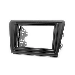 InCarTec 50-934 Skoda Rapid Double Din Car Radio Fascia Adaptor Panel (MATT BLACK)