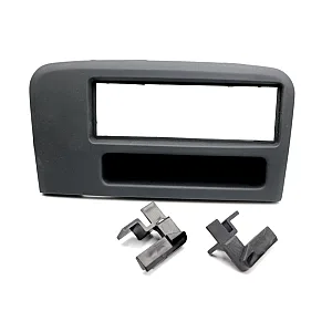 InCarTec 50-177 Volvo S80 Single Din Car Audio Fascia Adaptor Panel (DARK GREY)