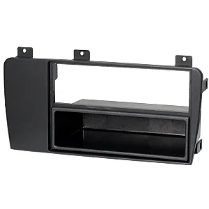 InCarTec 50-179 Volvo S60, V70, XC70 Single / Double Din Car Radio Fascia Adaptor Panel (MATT BLACK)